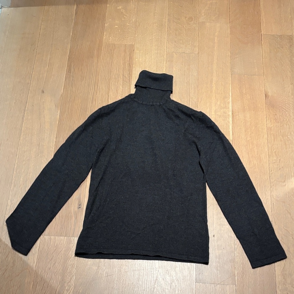 Calvin Klein Men's Charcoal Turtleneck Sweater